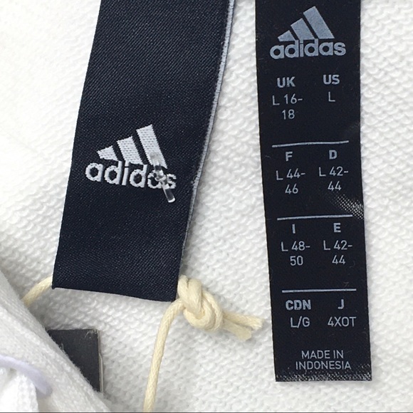 Adidas Stripe Crop Hoodie - Picture 6 of 7